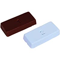 Wolfcraft 2134000 (L) pastas para preparar y terminar de pulir marrón: para prepulido- azul: para pulido final PACK 2…